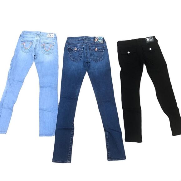 Lot of 3 True Religion Jeans Size 25 - Picture 4 of 4